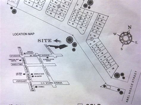 Detailed Satellite Map of BF Resort Village .